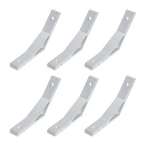 Unique Bargains Aluminum Alloy Corner Brace Joint Connector Mount 135 Degree Angle Profile Brackets for 2020 Series - 1 of 4