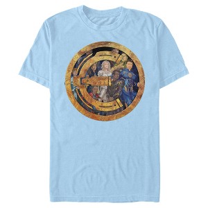 Men's Marvel Eternals Group Gold Badge T-Shirt - 1 of 4