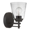 Craftmade Lighting Drake 1 - Light Wall Light in  Flat Black - 3 of 4