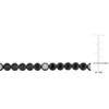 EVERLY JEWELRY | Sterling Silver 13 CT TGW Black & White Cubiz Zirconia Bracelet, 7 inch - 2 of 4