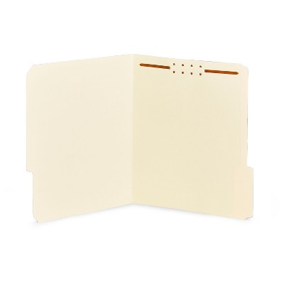 MyOfficeInnovations Reinforced Fastener Folder Letter Size Manila 50/Box 812380