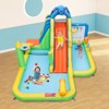 Tangkula Inflatable Water Slide 9-in-1 Blow-up Water Park for Kids with Splash Pool Climbing Wall Water Guns Basketball Toss with 735W Blower - 3 of 4