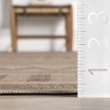 Nuloom Pattie Geometric Banded Easy-Jute Pet Friendly Machine Washable Area Rug, 4' x 6', Natural - 3 of 4
