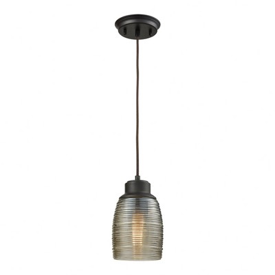 Elk Home Muncie 1 - Light Pendant in  Oil Rubbed Bronze