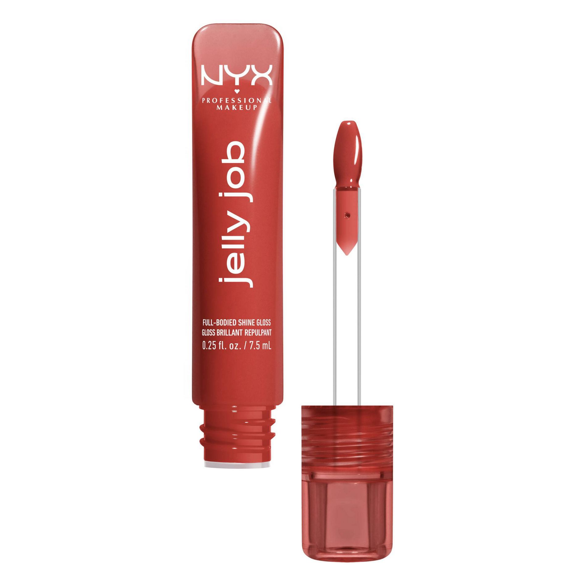 NYX Professional Makeup Jelly Job Peptide Lip Gloss - 06 Jelly Filled - 0.25 fl oz