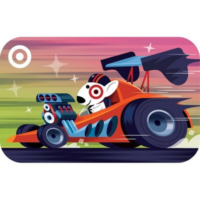 Bullseye Racecar Target GiftCard