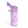 Zak Designs Antimicrobial 20oz Stainless Steel Double Wall Vacuum Beacon Bottle - 2 of 4