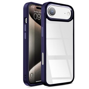 Entronix Case Compatible with iPhone 17 Air - [Clear Back] Impact Chrome Frame - 1 of 4