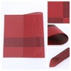 REGALWOVEN PVC Washable Wipeable Non-slip Placemats 18" x 12" 8 Pcs - 2 of 4