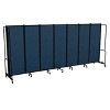 Hampden Furnishings Otis Collection Portable 7 Panel Room Divider - 4 of 4