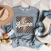 Simply Sage Market Autumn Lightning Checkered Sweatshirt - 3 of 4
