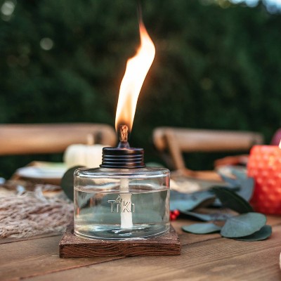 TIKI Mixed Material Tabletop Torch