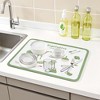 REGALWOVEN Large Diatomaceous Stone Dish Drying Mat for Kitchen Counter, Dishes, Cups - 2 of 4