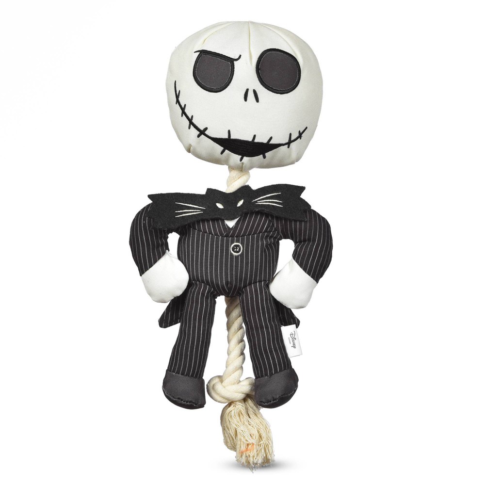 Halloween Disney 12 Nightmare Before Christmas Jack Skellington Dog Rope Plush Toy