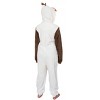 Disney Frozen Olaf Adult Cosplay Costume Plush Pajama One-Piece Union Suit (XL) White - 2 of 3