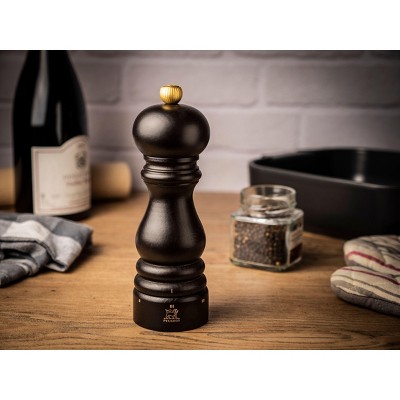Paris Chocolate Beechwood Electric Salt and Pepper Mill Set