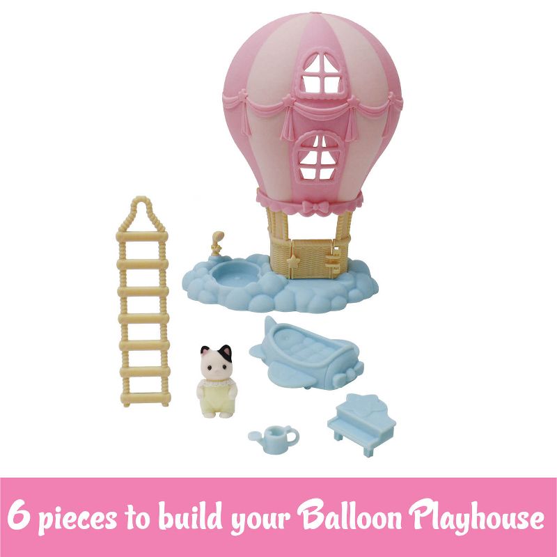 Calico Critters Baby Balloon Playhouse, Dollhouse Playset with Figure, 2 of 11