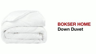 Full/Queen White Cotton Lightweight Down Duvet Comforter