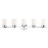 Livex Lighting Manhattan 5 - Light Vanity in  Polished Chrome - 3 of 4