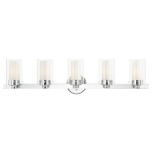 Livex Lighting Manhattan 5 - Light Vanity in  Polished Chrome - 1 of 4