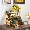 Insoon City Coffee House Building Set with Light, 1173 PCS Cafe Shop Building Block Toy for Adults Teens Kids Ages 6+ - 3 of 4