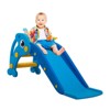Infurnic Baby Activity Gyms, Freestanding Slide with Basketball Hoop and Ball, for Indoor or Outdoor Amusement Facility, Blue, 44.49"*12.6"*19.69" - 2 of 4