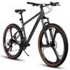 VisioGear 27.5 Inch Mountain Bike, 21 Speed Road Bicycle for Men and Women, Adult Faster Racing Bike, Gray, 70"*27.1"*39.9" - 4 of 4
