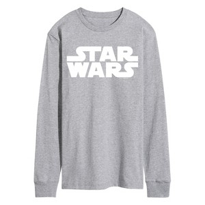 Men's - Star Wars - Logo Long Sleeve Graphic T-Shirt - 1 of 3