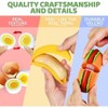 100 PCS Cutting Play Food Toy Kitchen, Pretend Food Toys , Play Kitchen Accessories with 2 Baskets, Birthday Gift Multicolor Standard - 4 of 4