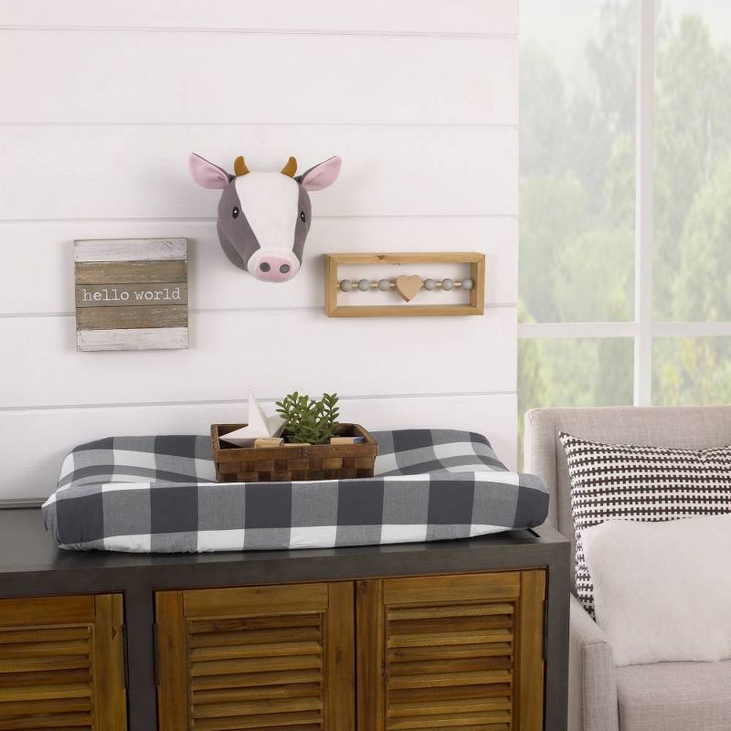 Little Love by NoJo Cow Plush Head Wall Decor, 5 of 7