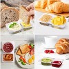 15-Set Reusable Double Compartment Condiment & Snack Containers with Lids - 4 of 4