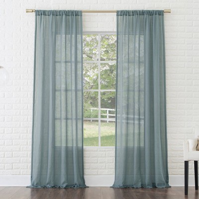1pc Light Filtering Avril Crushed Textured Curtain Panel - No. 918