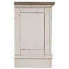 Royal Hampton Transitional Wooden Three Drawer with Open Platform Top Nightstand - 4 of 4