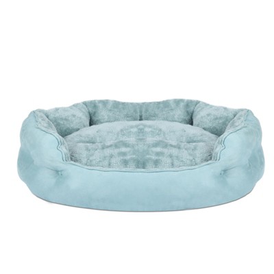 PureWags Small Dog Bed, Round Cat Bed Washable for Indoor Cats, Non-Slip Base and Removable Cushion, Pet Bed for Puppy and Kitten