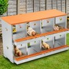 Chicken Nesting Box,Nesting Boxes for Chickens, Chicken Laying Boxes to Protect Eggs, Easy to Clean and Install - 3 of 4