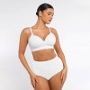 Feelingirl Women's Wireless Push-Up Seamless Comfort Full Coverage Bra - 2 of 4