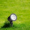 Fusion Wired Low-Voltage LED Spotlight, Metal Outdoor Patio Lawn Landscape Ground Stake Light with Adjustable Head, 1000 Lumens, Black - 4 of 4