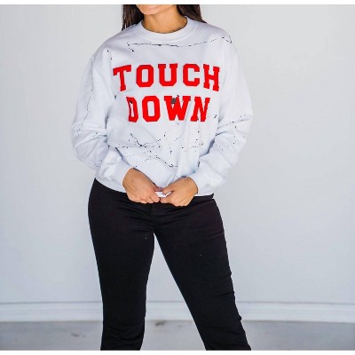Women's Football Lover Crewneck - DISTRESSED VINTAGE