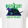 Women's - How to Train Your Dragon - Night Fury Light Up The Night Cropped Graphic T-Shirt - 2 of 4