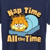 Women's - Garfield - Nap Time All The Time Short Sleeve Graphic T-Shirt - 2 of 4