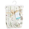 Hudson Baby Infant Boys Muslin Burp Cloth 7pk, Forest Animals, One Size - 2 of 4