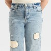 Women's Mid-Rise Patchwork 90's Baggy Jeans - Universal Thread™ - 4 of 4