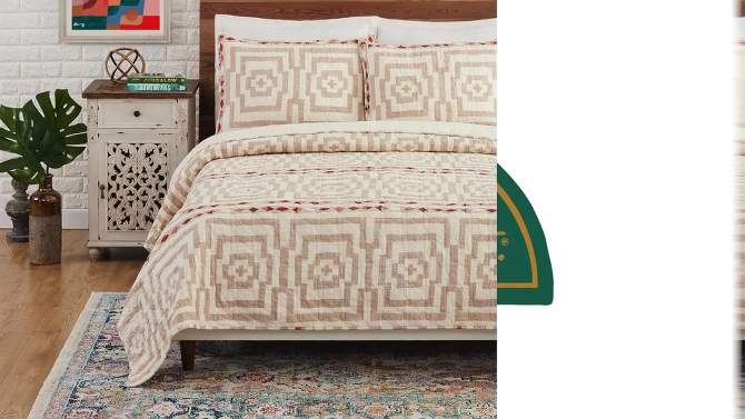 Justina Blakeney for Makers Collective 3pc Hypnotic Quilt Set, 2 of 8, play video