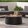 GDFStudio Jasmine Outdoor 40,000 BTU Circular Iron Fire Pit Table - 2 of 4