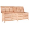 vidaXL Patio Storage Box 78.1"x19.7"x22.2" Solid Wood Fir - 3 of 4