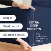 Extra Deep Pocket Elasticized Fitted Sheet Only - Fits 18"-24" Mattresses - CGK Linens - 2 of 4