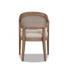 Jennifer Taylor Home Americana Mid-Century Modern Cane Back Dining Chair - 3 of 4