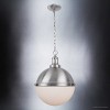 Urban Ambiance Luxury Modern Farmhouse Pendant,  17''H x 12''W,  Brushed Nickel Finish, ULB2001 - 3 of 4