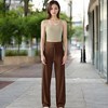 Anna-Kaci Active Women's High Waisted Wide Leg Lounge Pants with Drawstring and Pockets - 2 of 4