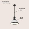 JONATHAN Y Homer Modern Industrial Iron LED Dome Pendant - 2 of 4